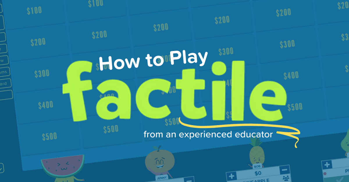 Learn about making and playing Jeopardy games from an experienced educator