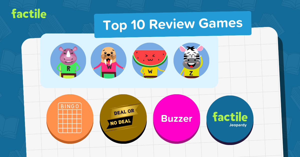 The Top Ten Review Games for the Classroom