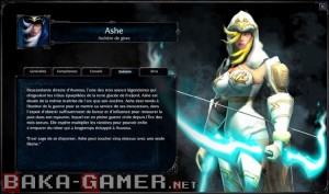 Description de Ashe l’archère de givre – League of Legends