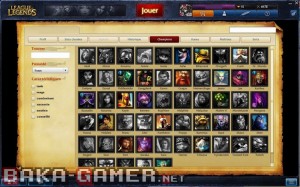 Page des champions – League of Legends