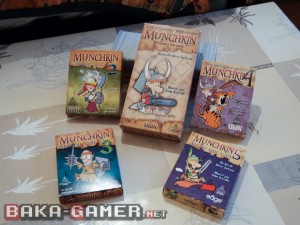 Munchkin et ses quatre premiers addons