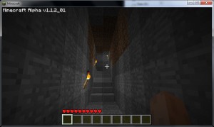 Minecraft - Couloir d'une mine