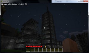 Minecraft - Immeuble de nuit